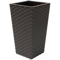 Кашпо Ротанг 198*198*360мм коричневый М 3086