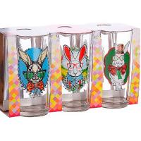 Набор стаканов Зайцы пижоны (6шт) 230мл/146-Д 