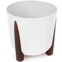 Кашпо Жардин 21л белый с дренаж. вставкой М9127 /2шт/ Альтерн