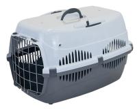 Переноска Спутник №3 ZooM с металлической дверцей сер/бел до 15кг 58*41*33см/4292/Дарэлл у