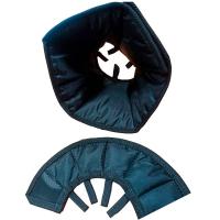 Воротник защитный 25см пластиковый на липучке тканевый/Авита