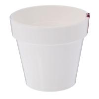 Кашпо Порто 6л белый с вставкой