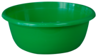 Таз  18л круглый зеленый 03028