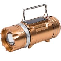 Фонарь кемпинговый Аккумуляторный (солнечная батарея) GSH-9699  выдвижное освещение 360