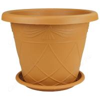 Кашпо Узоры 35*27см терракот KD7203+210