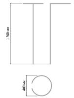 Опора для цветов высокая D-40см H-120см  