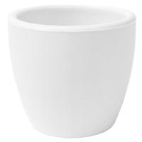 Кашпо 0,05л белый (пласт+слюда) 101/5-1 /96шт/Mehrni