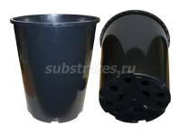 Горшок для рассады 4л черный (Роза) литье 18,5*21,5см ЗД20Р