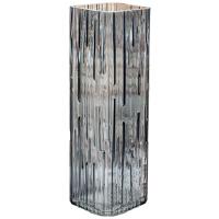 Ваза д/цветов Квадро большая графит стекл. /1904-Н5 /1шт/ДК