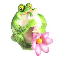 Жаба с саксофоном L25W23H21 713749/F748