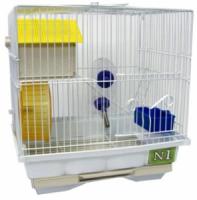 Клетка для хомяков двухэтажная укомплектованная N1, размер30*23*31см/ДКг115