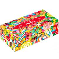 Салфетки бумажные 2 слоя Лилия non-stop сладости 20*19см в короб. 200л /20шт/6154