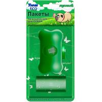 Пакеты д/выгула собак Уют ECO луговой (40 пак+контейнер)