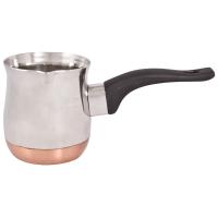 Кофеварка (турка) 350мл стальная с медным дном