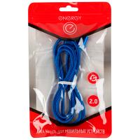 Кабель Energy ET-27 USB/Type-C синий 104109 /100шт/