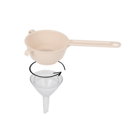 Сито с воронкой d-90мм бежевый М8313 /25шт/ Альтерн