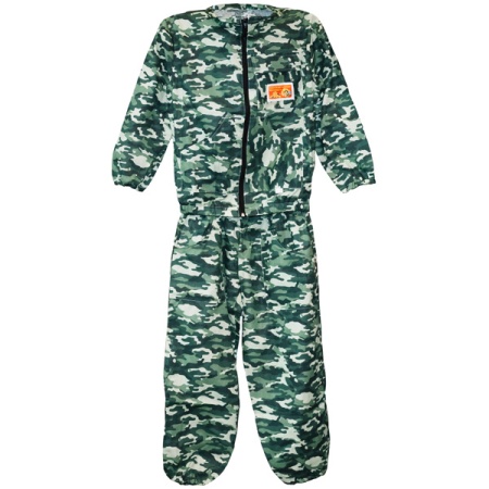 Пчелы Костюм Детский бязь цветн Камуфляж(к на молн+ш+с) р-р 32-34/ЧК