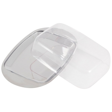 Масленка OLIATORE из нерж стали с пластик крышкой 18*11*4см 003879 /30шт/Mallony 