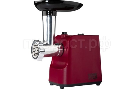 Мясорубка HomeStar HS-2033 реверс красный 105671 /6шт/