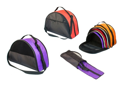 Сумка переноска ЧИП Конверт-Полукруг №2 расклад.с карманом и ремнем 44*22*29см фиолет/9057/