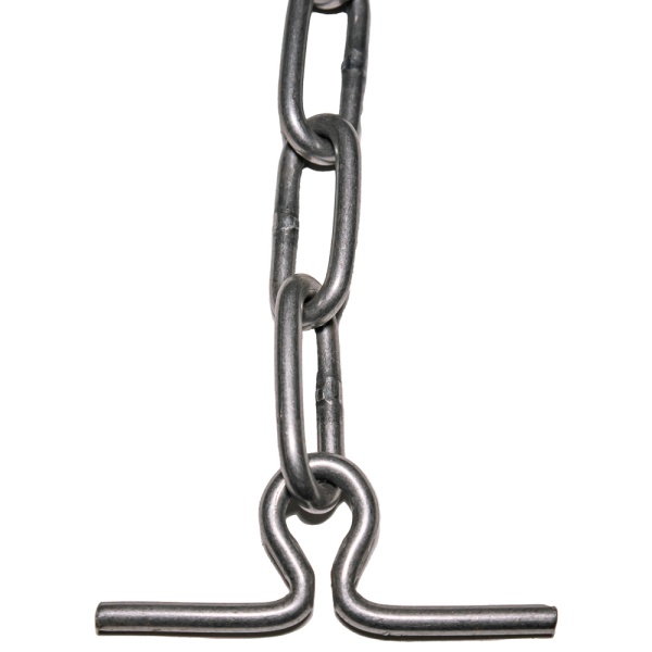 Цепь для привязи с ошейником КРС/МРС №6 длиннозвенная с вертлюгом